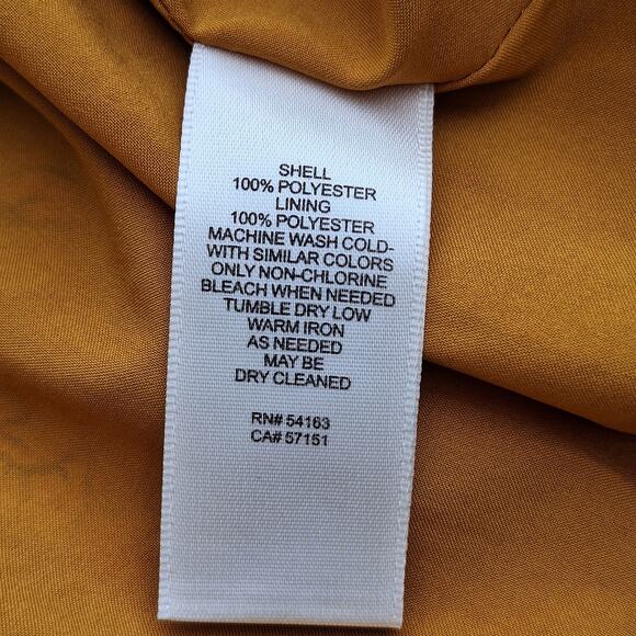 Eliza J Floral Fit & Flare Midi Dress Women's 8 Flutter Sleeve Pockets Retro - Picture 16 of 16